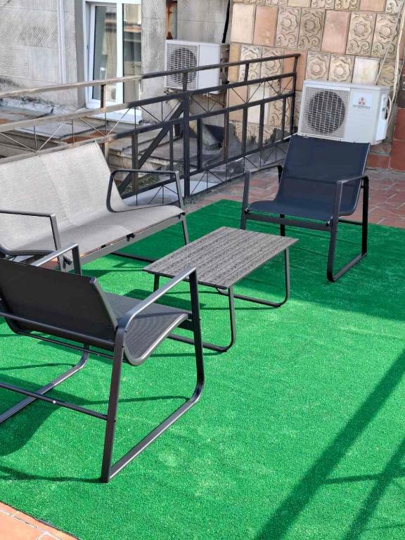 Patio nebo venkovní prostory v ubytování Khreshchatyk Apart Hotel Passage
