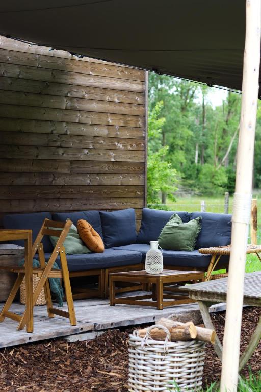 Setusvæði á Tiny House in the Nature of Bruges
