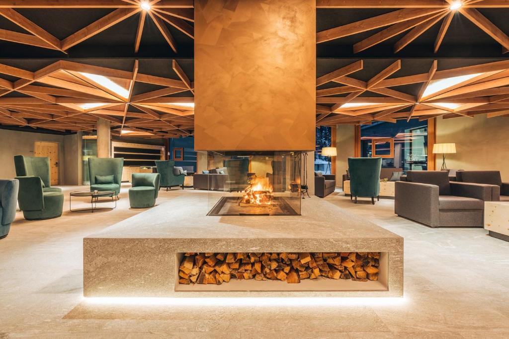 Posezení v ubytování Hotel Laudinella