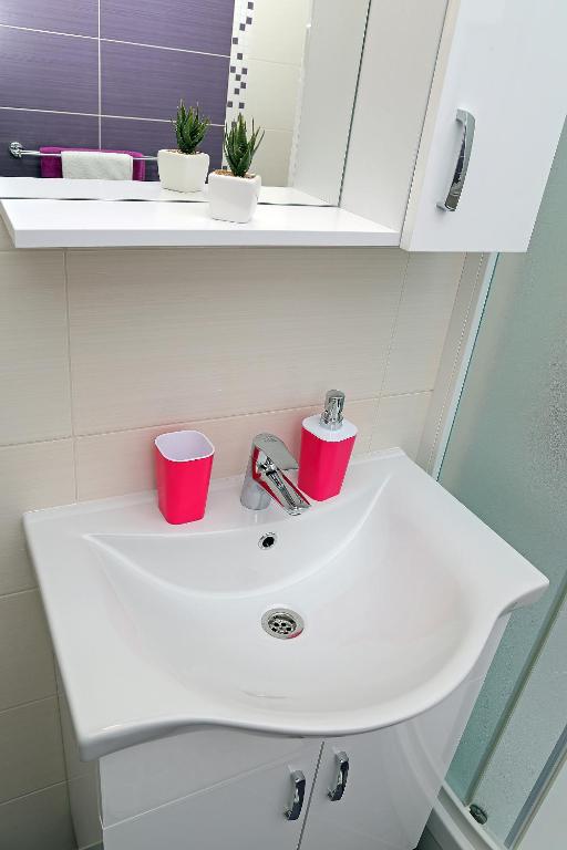 Kúpeľňa v ubytovaní Apartman Blue Bay