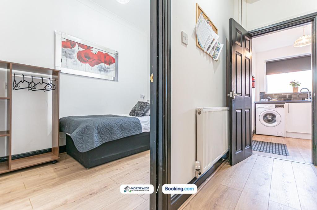 Postel nebo postele na pokoji v ubytování Newly Refurbished 3 Bedroom House (Preston)