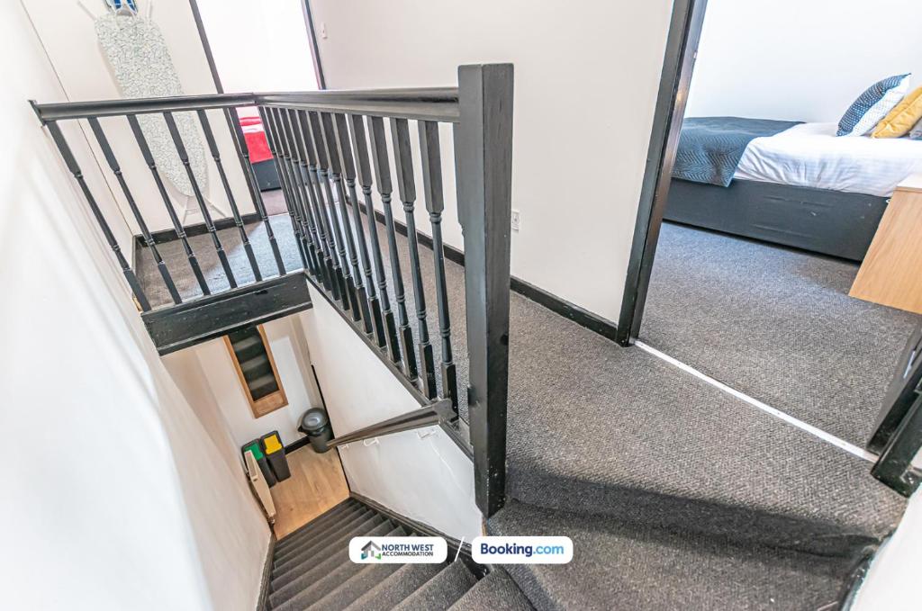 Postel nebo postele na pokoji v ubytování Newly Refurbished 3 Bedroom House (Preston)