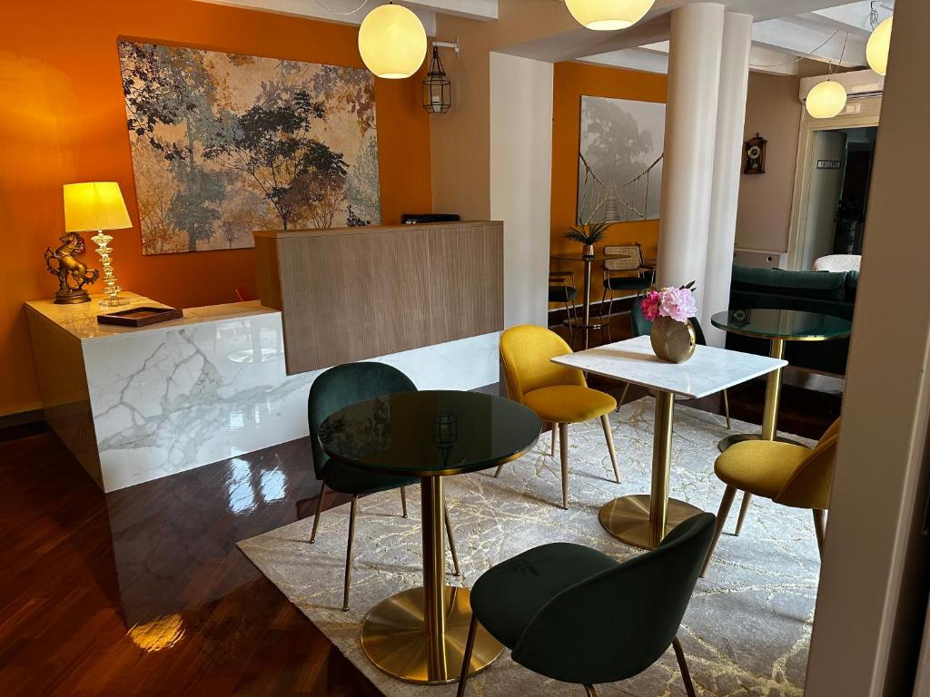 Posezení v ubytování Hotel Antica Stallera
