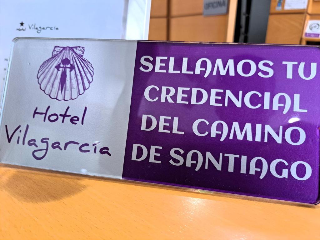 Certifikát, hodnocení, plakát nebo jiný dokument vystavený v ubytování Hotel Vilagarcia