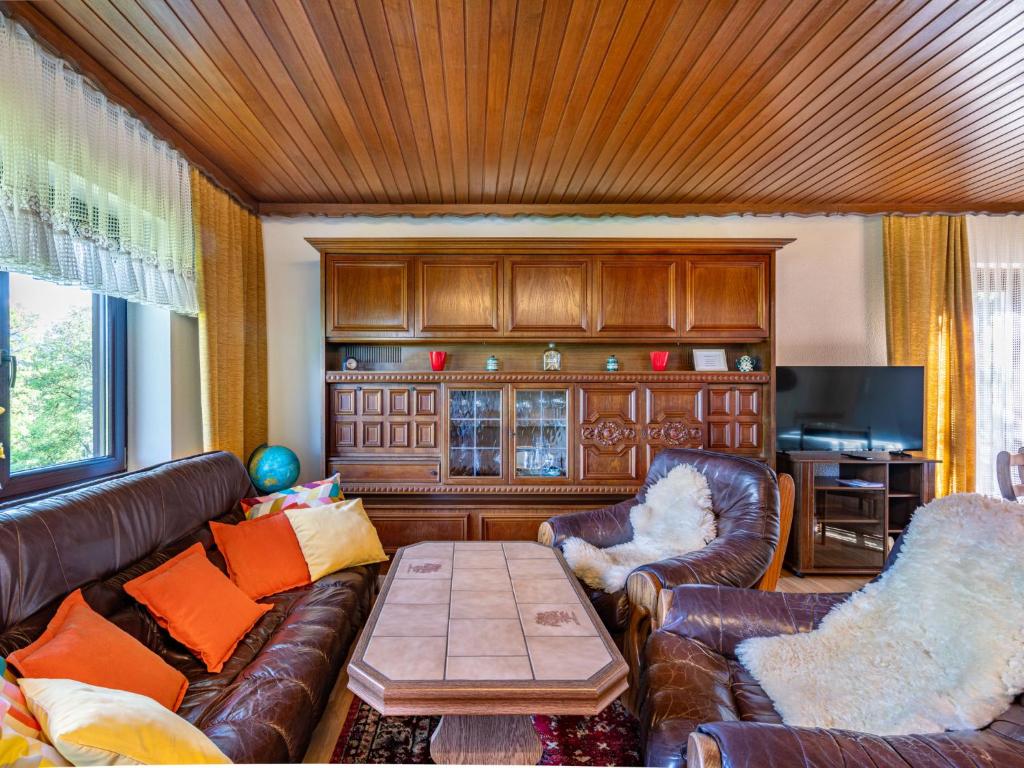 TV a/nebo společenská místnost v ubytování Holiday Home Zeitlos by Interhome