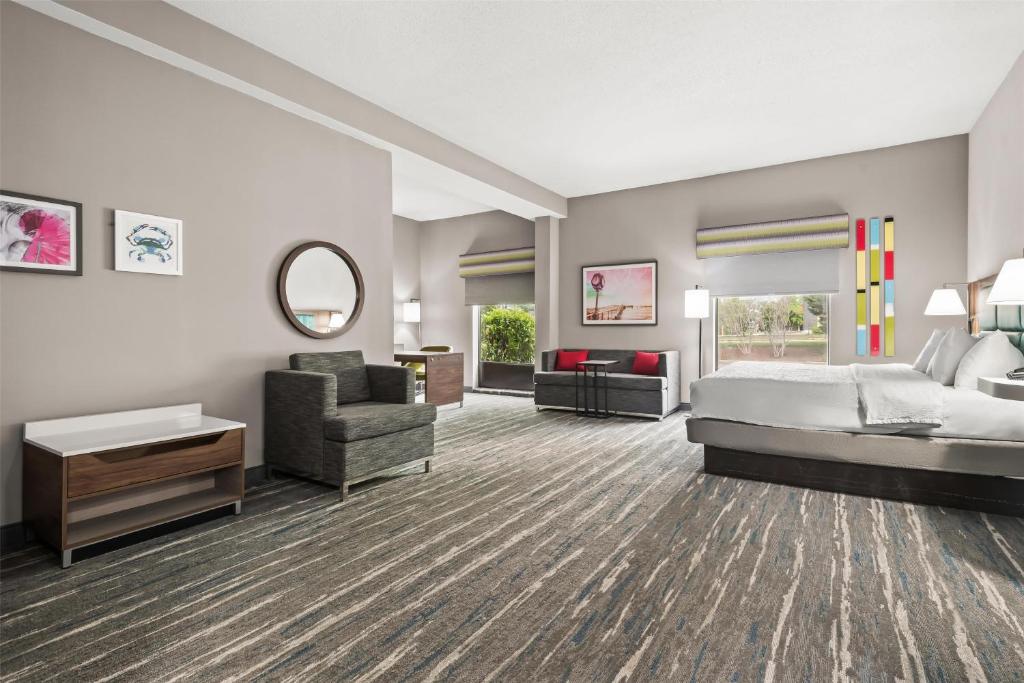Hampton Inn Elkton - 一卧室特大号床套房 - 禁烟