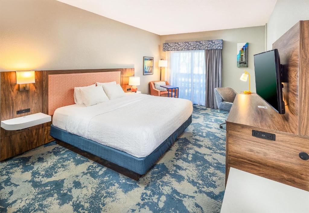 Hampton Inn & Suites St. Augustine-Vilano Beach - Habitación King Con Vista Al Mar