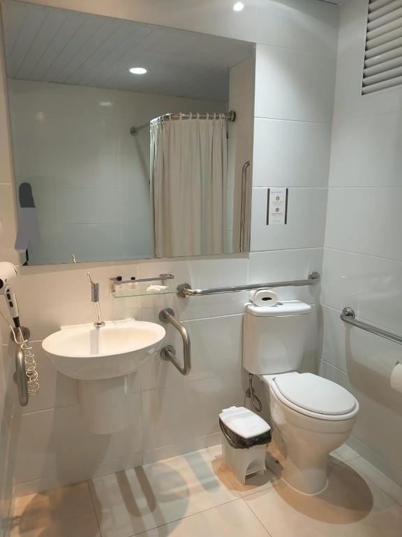 Koupelna v ubytování Hotel Dunamys Curitiba