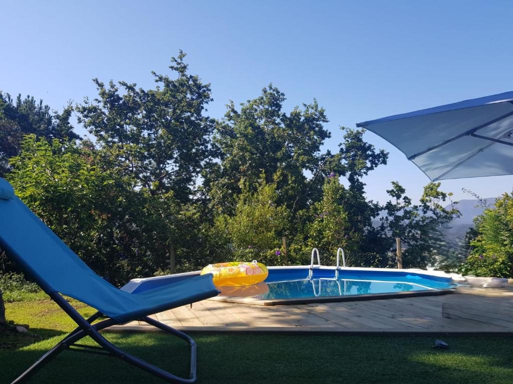 Πισίνα στο ή κοντά στο Casa Paz