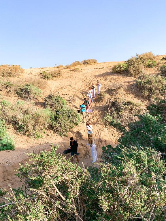 Majutusasutuse Idriss Tamraght Surfhostel külastajad
