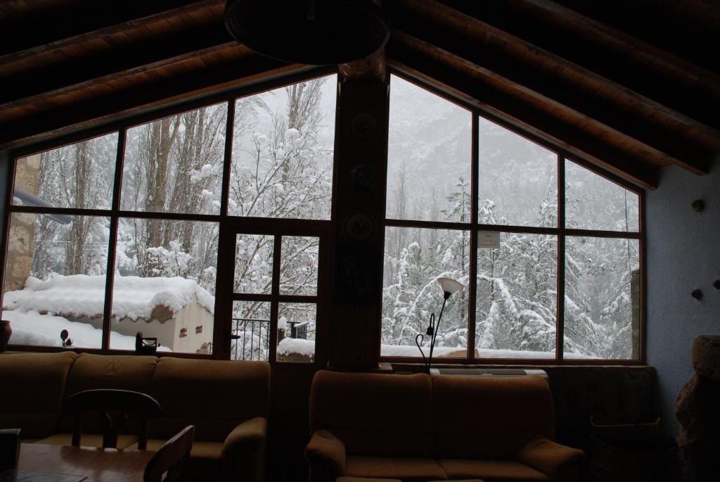 Hospedería Río Zumeta Spa en invierno