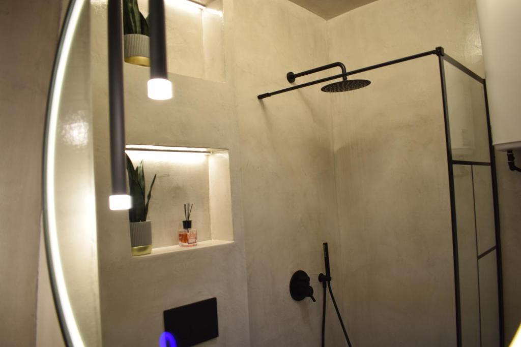Koupelna v ubytování Platamon Boho Apartment 2- Με θέα την θάλασσα