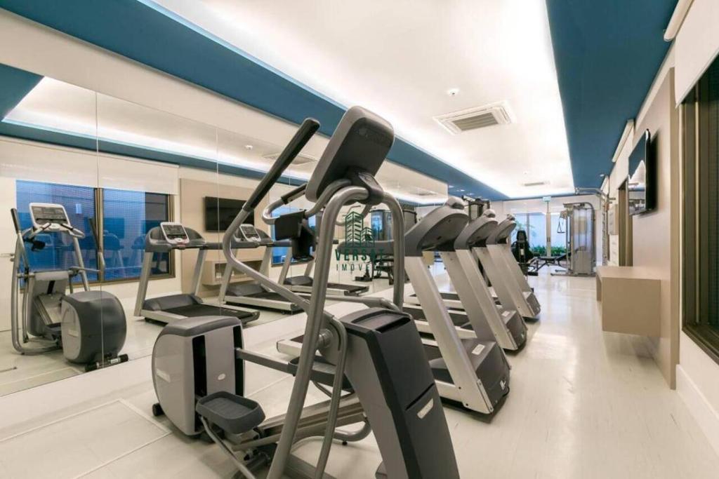 Fitness centrum a/nebo fitness zařízení v ubytování Home Batel