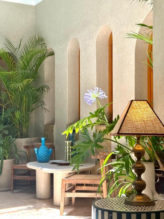 Zahrada ubytování Riad Casa Felicità & SPA