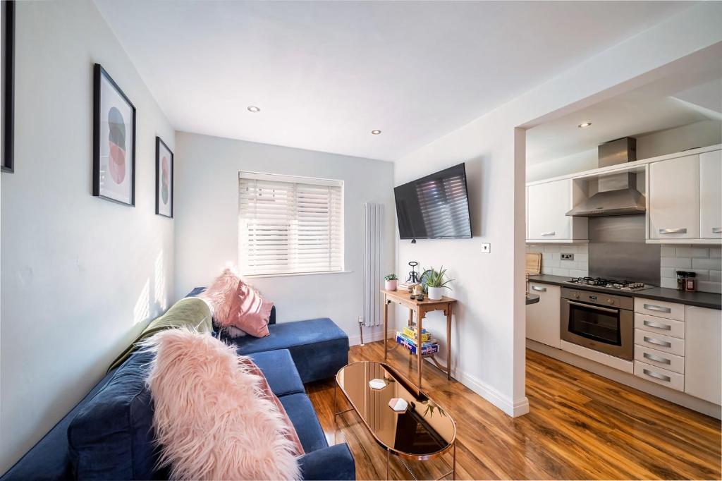 Η κουζίνα ή μικρή κουζίνα στο Charming & Central House with Garden and Free Parking