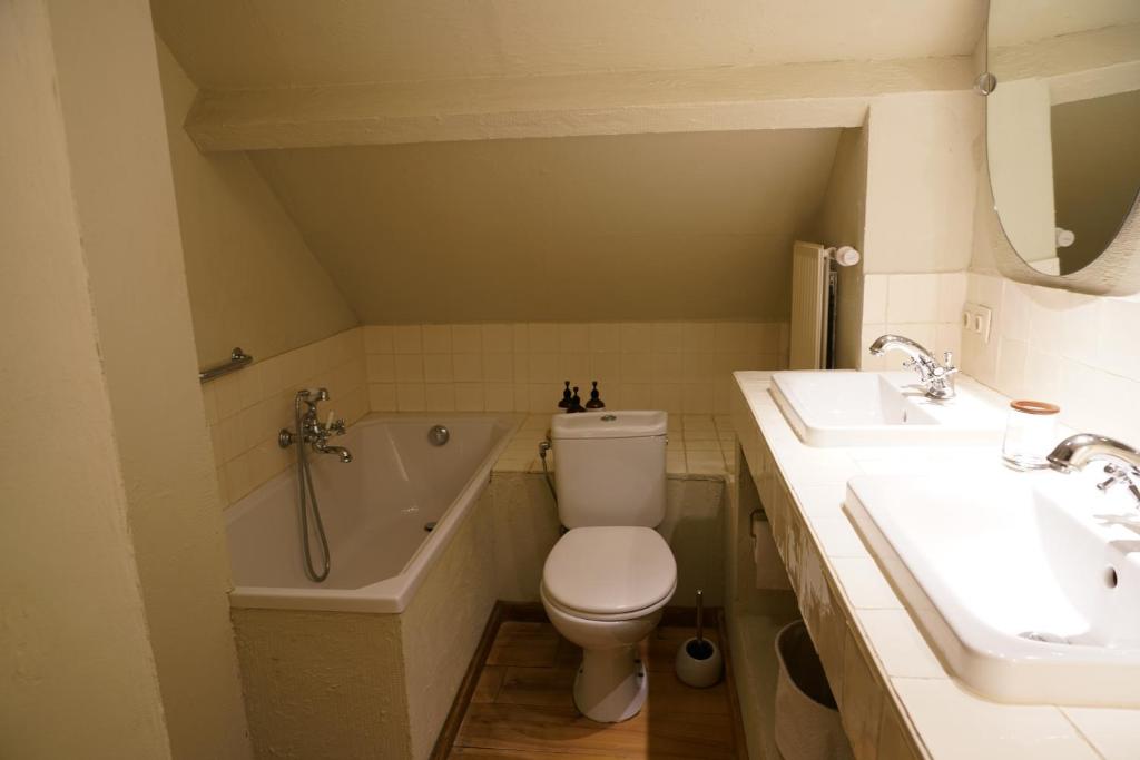 Koupelna v ubytování B&B Pronkenburg