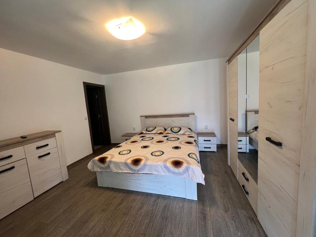 Postel nebo postele na pokoji v ubytování CASA ANDREI