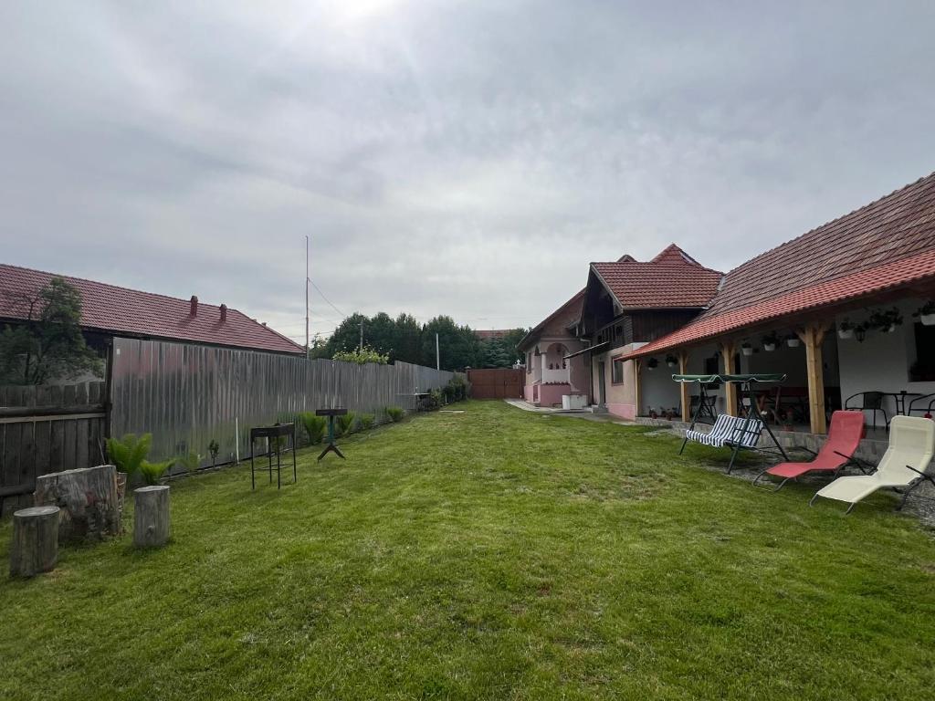 Zahrada ubytování CASA ANDREI