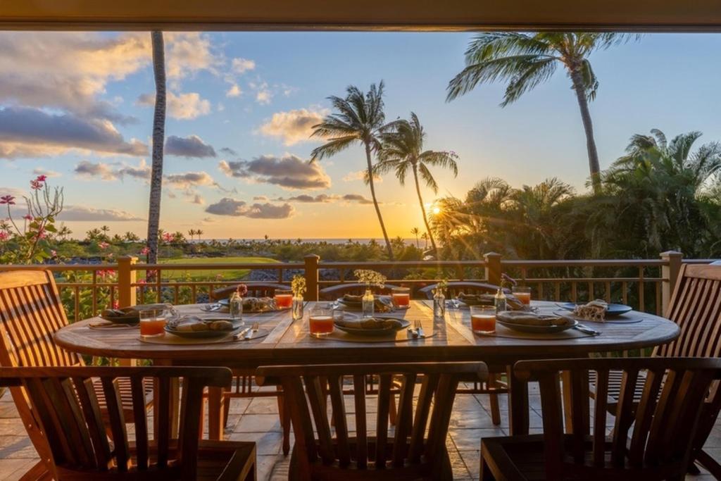 Μπαλκόνι ή βεράντα στο 3BD Ke Alaula Villa (217C) at Hualalai Resort