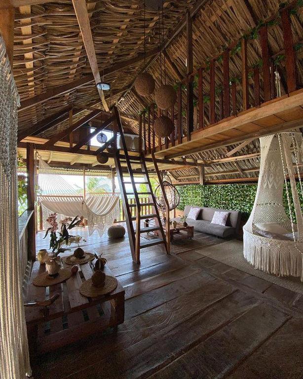 Posezení v ubytování Bayano Ecolodge