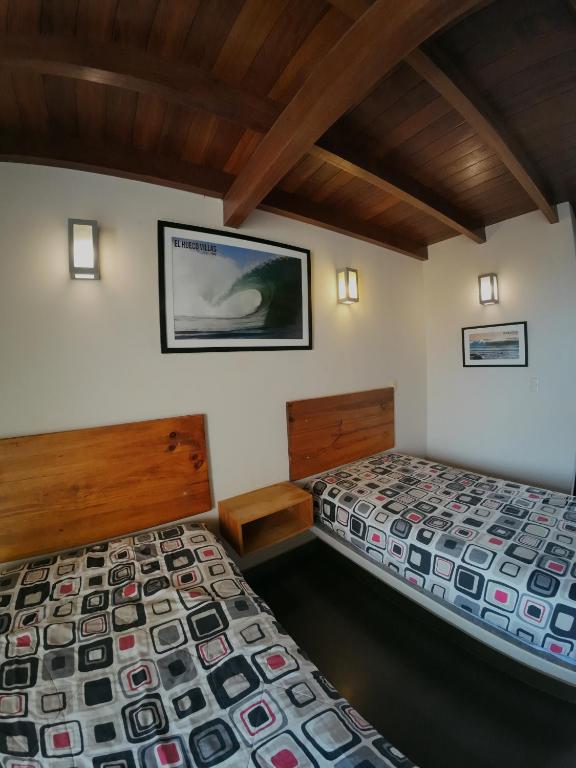 Postel nebo postele na pokoji v ubytování El Hueco Villas
