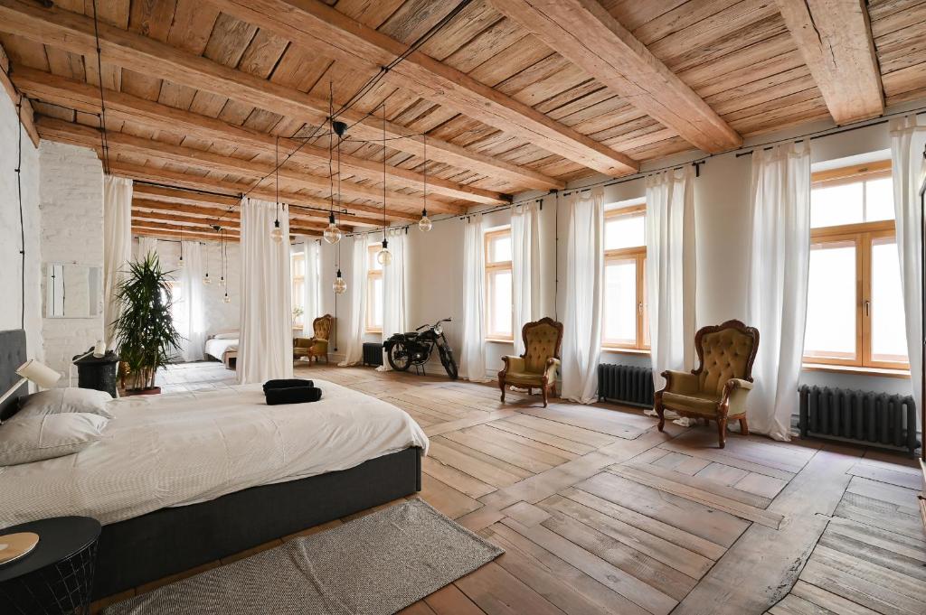 Posezení v ubytování Doma Church apartment