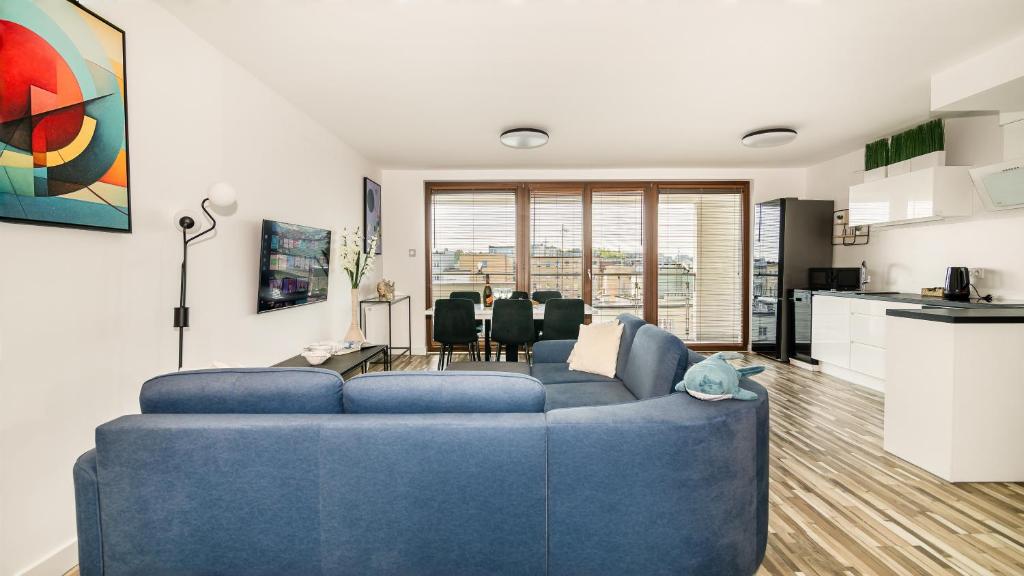 Kuchyň nebo kuchyňský kout v ubytování Comfy Apartments - Transatlantyk Lux