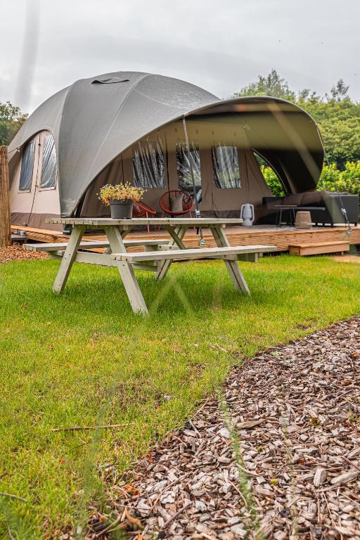 Zahrada ubytování Luxe Glamping Lodge Dahlia