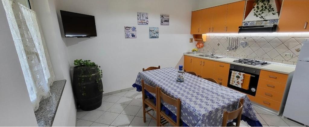 Kuchyňa alebo kuchynka v ubytovaní Villa Ilaria casa vacanza Capo Vaticano - Tropea