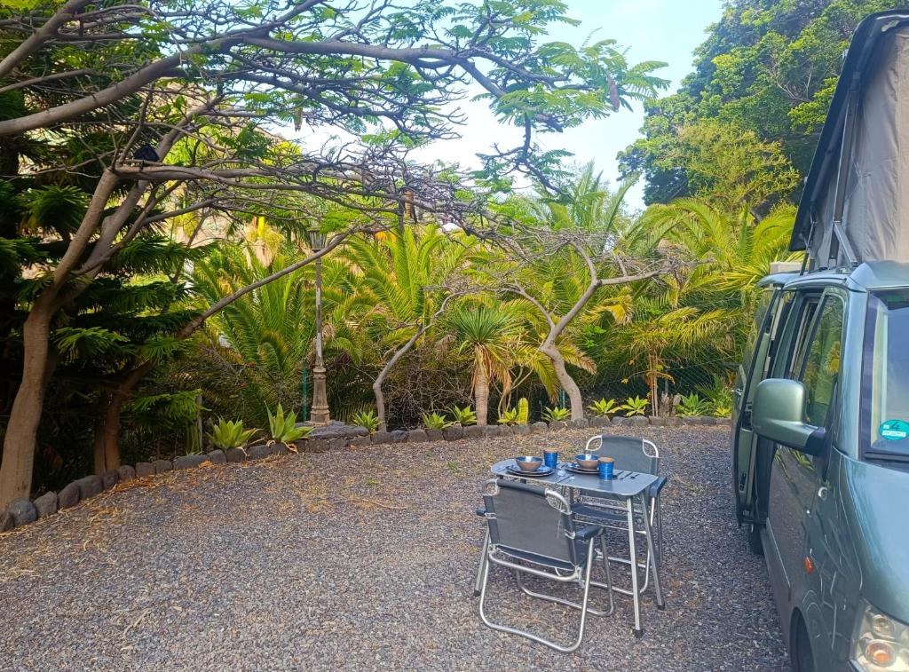 Zahrada ubytování Furgoneta Camper La Gomera 4