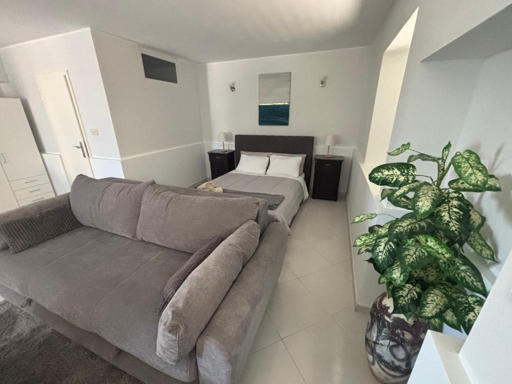 Posezení v ubytování Studio Apartment Krapanj