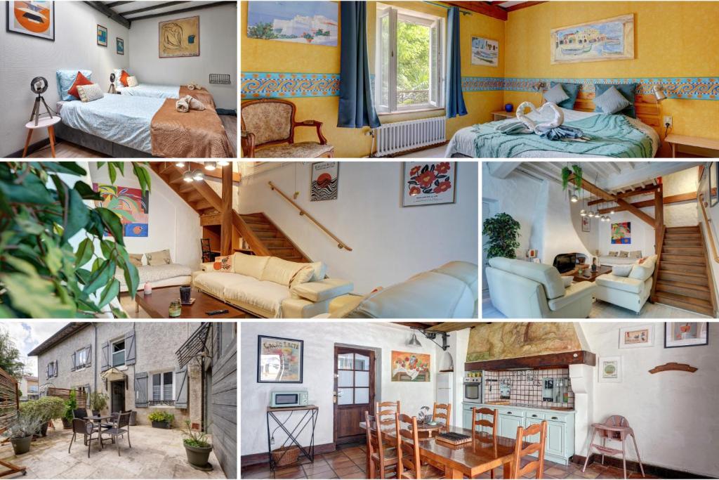 Fotografie z fotogalerie ubytování Charme authentique à Corbas - Authentic Charm in Corbas - 120m2 of Comfort-6 personnes v destinaci Corbas