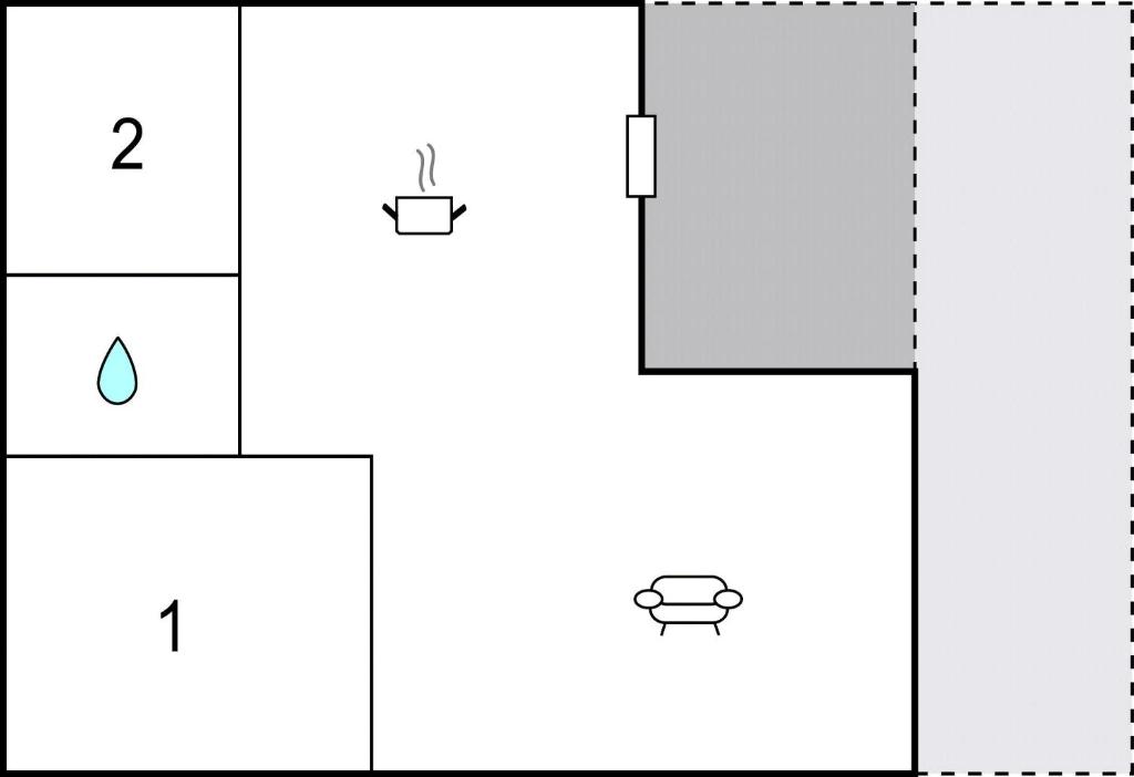 Plantegning af Pet Friendly Home In Gistrup With Wifi