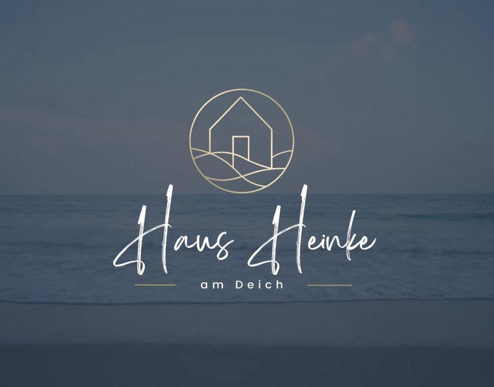 a logo for a house on the beach at Apartment 5 - Haus Heinke am Deich in Friedrichskoog-Spitz