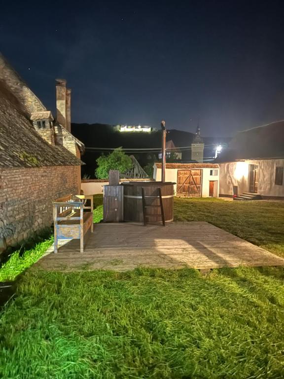 Zahrada ubytování Castle View Saschiz - Traditional Guesthouse