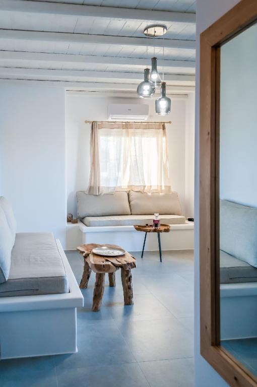 Posezení v ubytování Vilos Suites