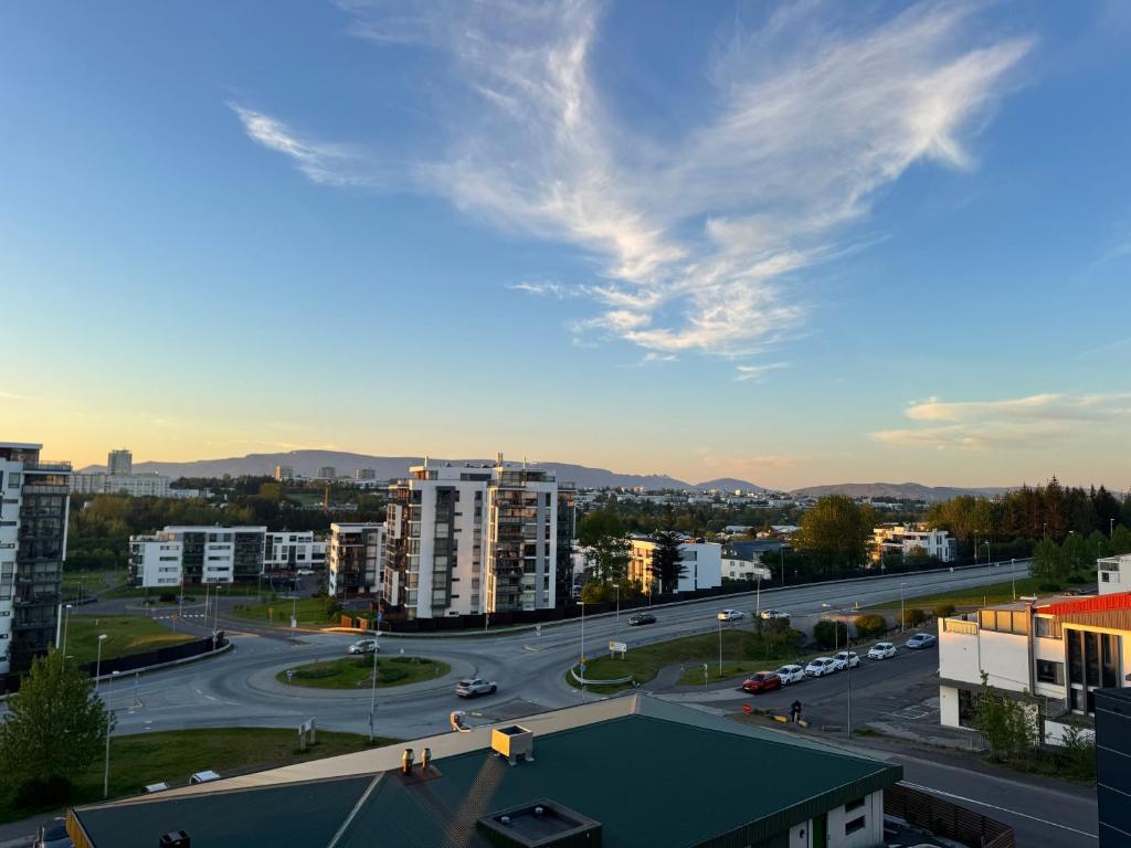Nespecifikovaný výhled na hory nebo výhled na hory při pohledu z apartmánu