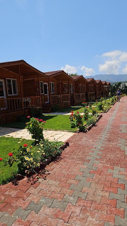 Zahrada ubytování Venüs Gold Bungalov Adrasan