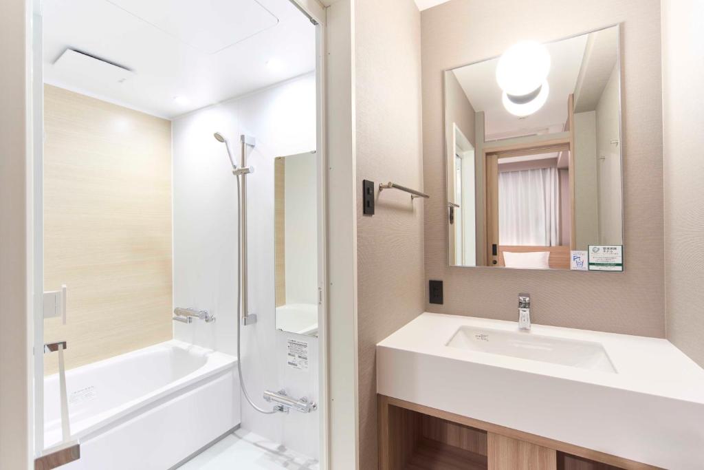 Koupelna v ubytování Washington R&B Hotel Nagoya Sakae Higashi