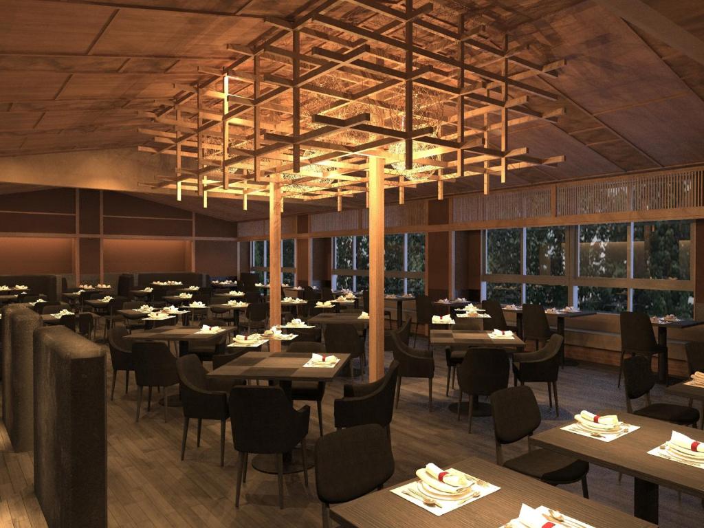 Restaurace v ubytování KAMENOI HOTEL Arima