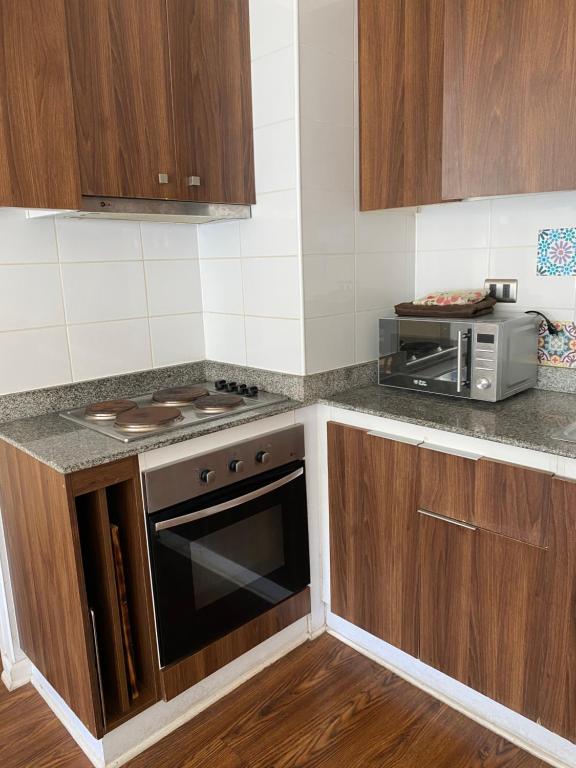 Kuchyň nebo kuchyňský kout v ubytování barlovento Brisas
