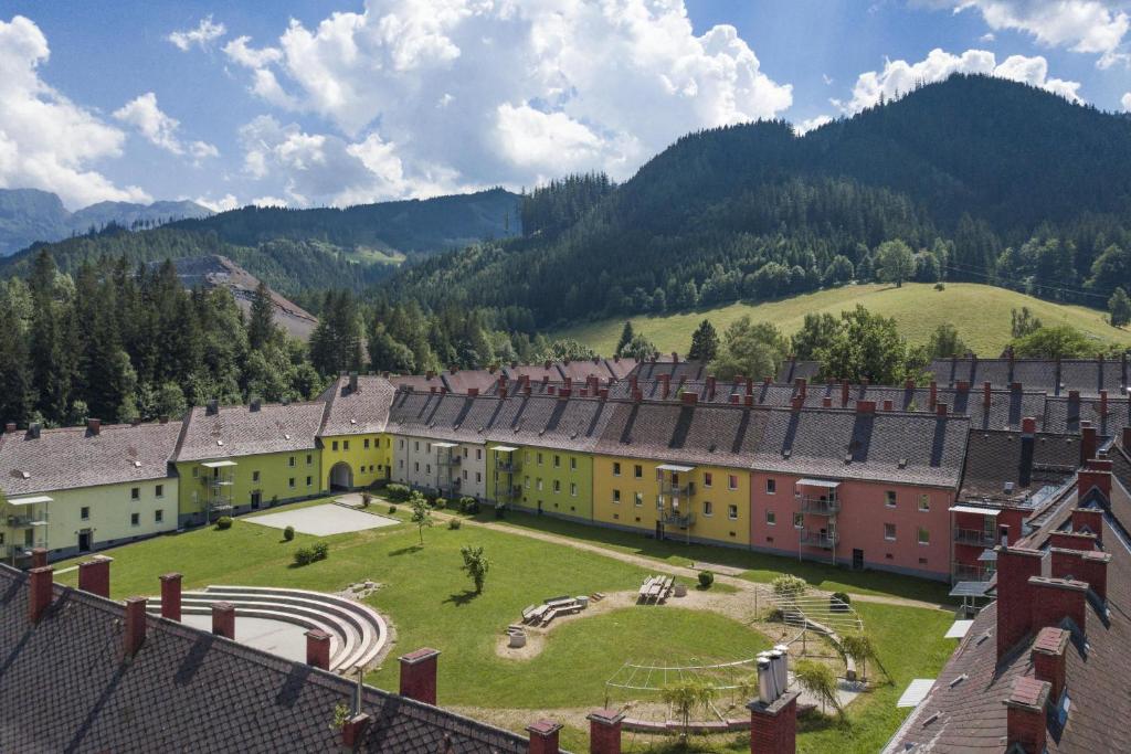 Nespecifikovaný výhled na hory nebo výhled na hory při pohledu z apartmánu