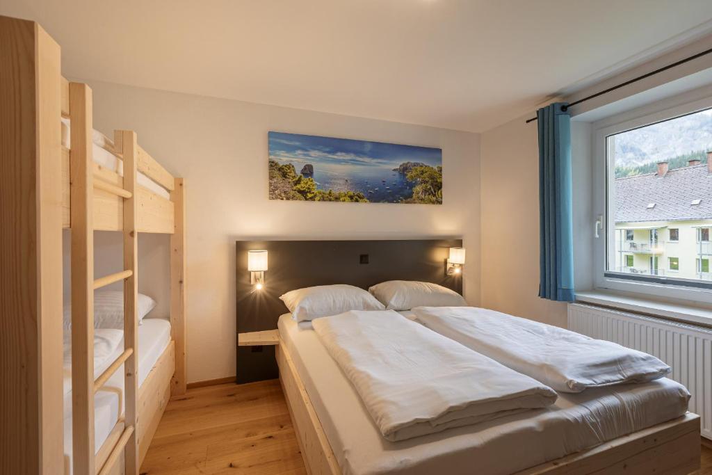Postel nebo postele na pokoji v ubytování Erzberg Alpin Resort by ALPS RESORTS