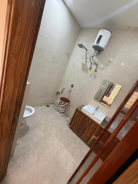Koupelna v ubytování Hotel kartik