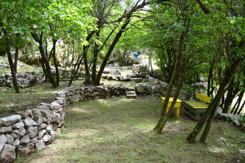 Zahrada ubytování Hidden Valley Cabin