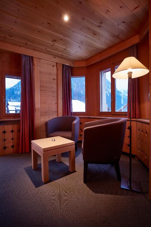 Posezení v ubytování Hotel Landhaus