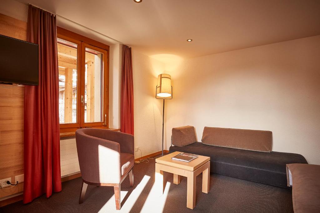 Posezení v ubytování Hotel Landhaus