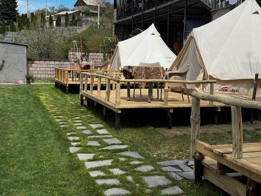 Zahrada ubytování Aghdepat Glamping