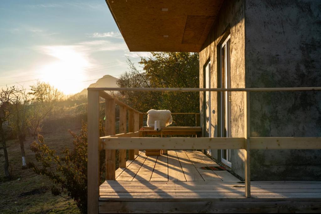 Balkón nebo terasa v ubytování Cypress guesthouse
