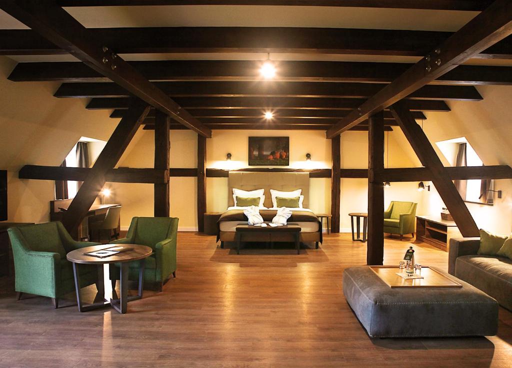 Posezení v ubytování Farmer Hotel Basedow